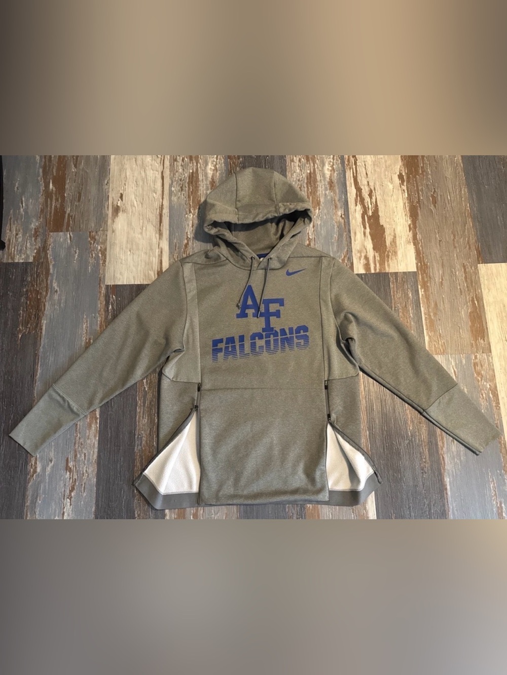 Air Force Falcons Nike Hoodie Womens Medium Running Thick Dri-Fit Sweatshirt Gym